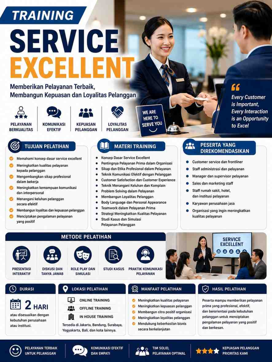 TRAINING SERVICE EXCELLENT