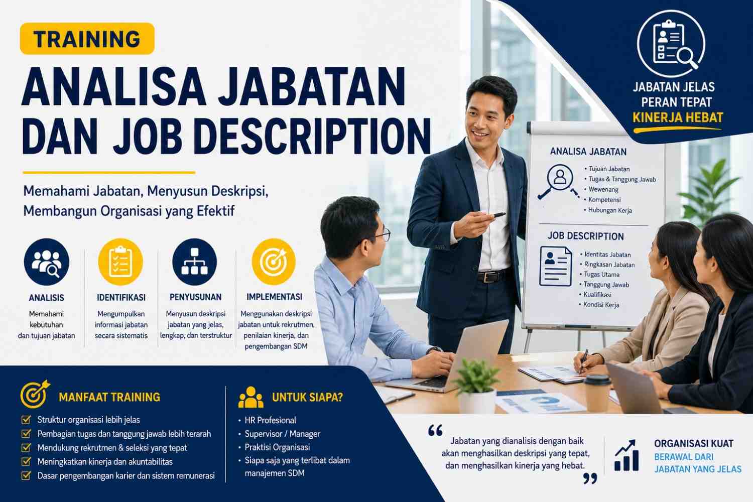 TRAINING ANALISA JABATAN DAN JOB DESCRIPTION