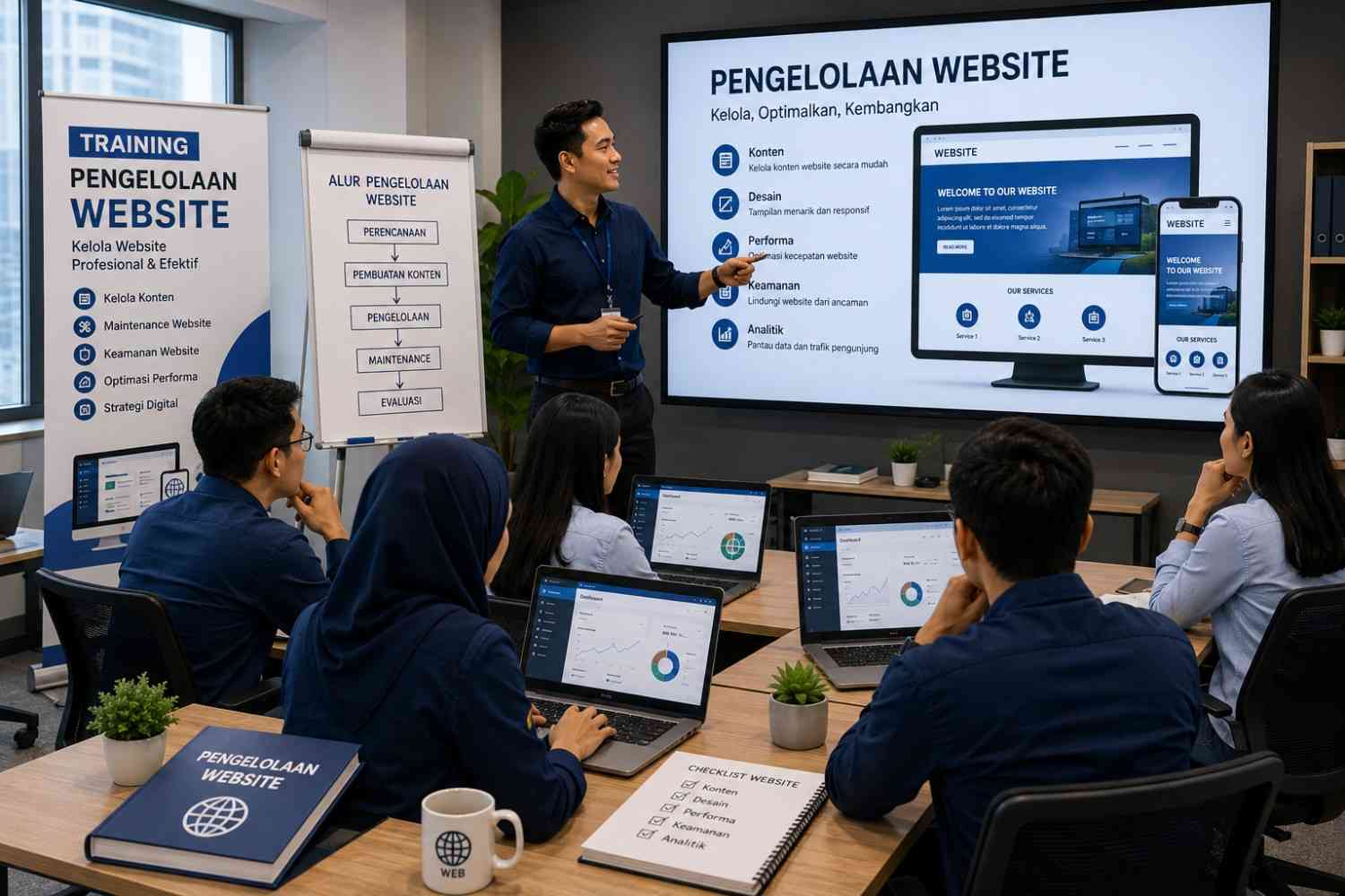 TRAINING PENGELOLAAN WEBSITE