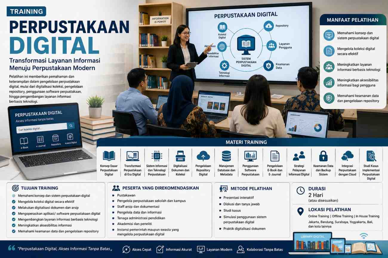 TRAINING PERPUSTAKAAN DIGITAL