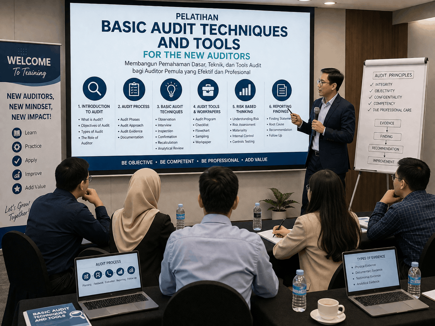 PELATIHAN BASIC AUDIT TECHNIQUES AND TOOLS FOR THE NEW AUDITORS