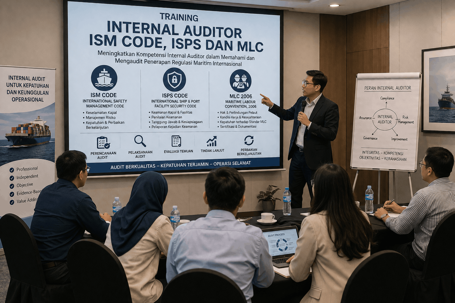 TRAINING INTERNAL AUDITOR ISM CODE ISPS DAN MLC