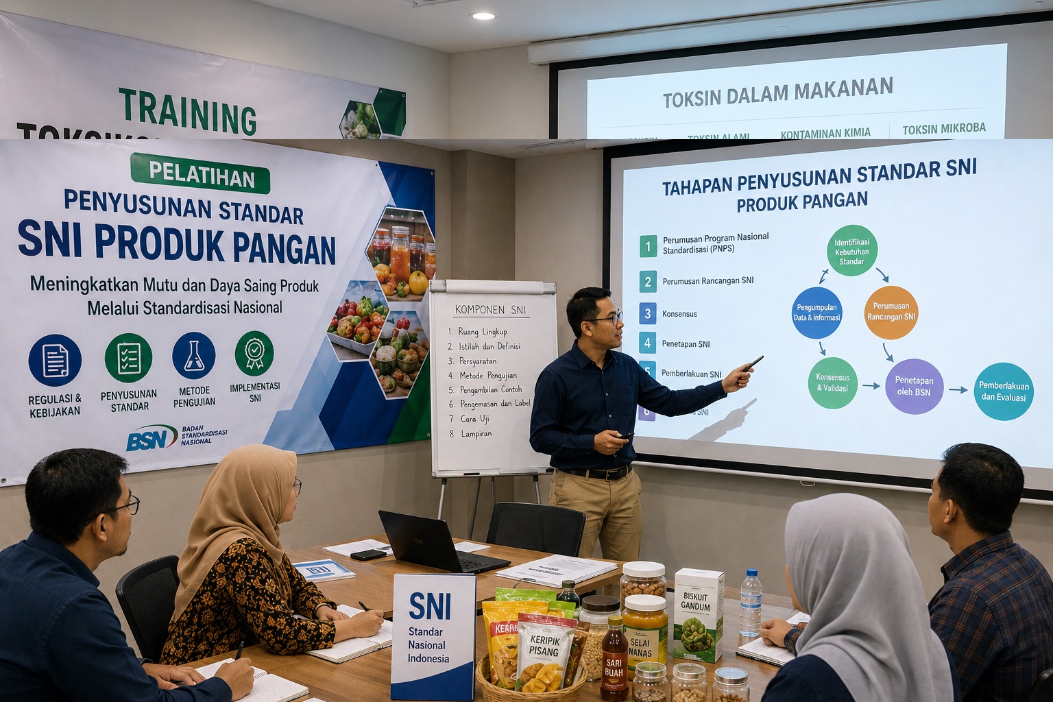 PELATIHAN PENYUSUNAN STANDAR SNI PRODUK PANGAN